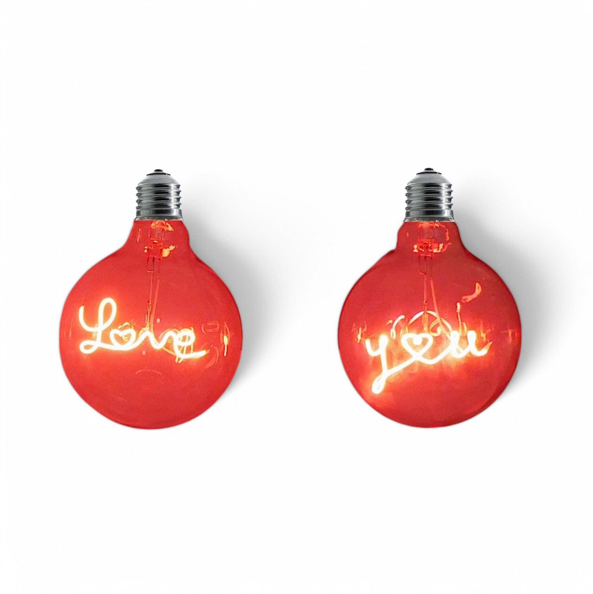 Love You  Set Text Bulb & Desk Lamp - Screw Up