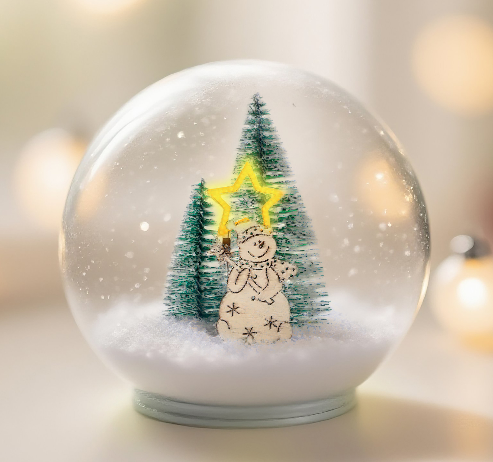 Christmas LED Snow Globe