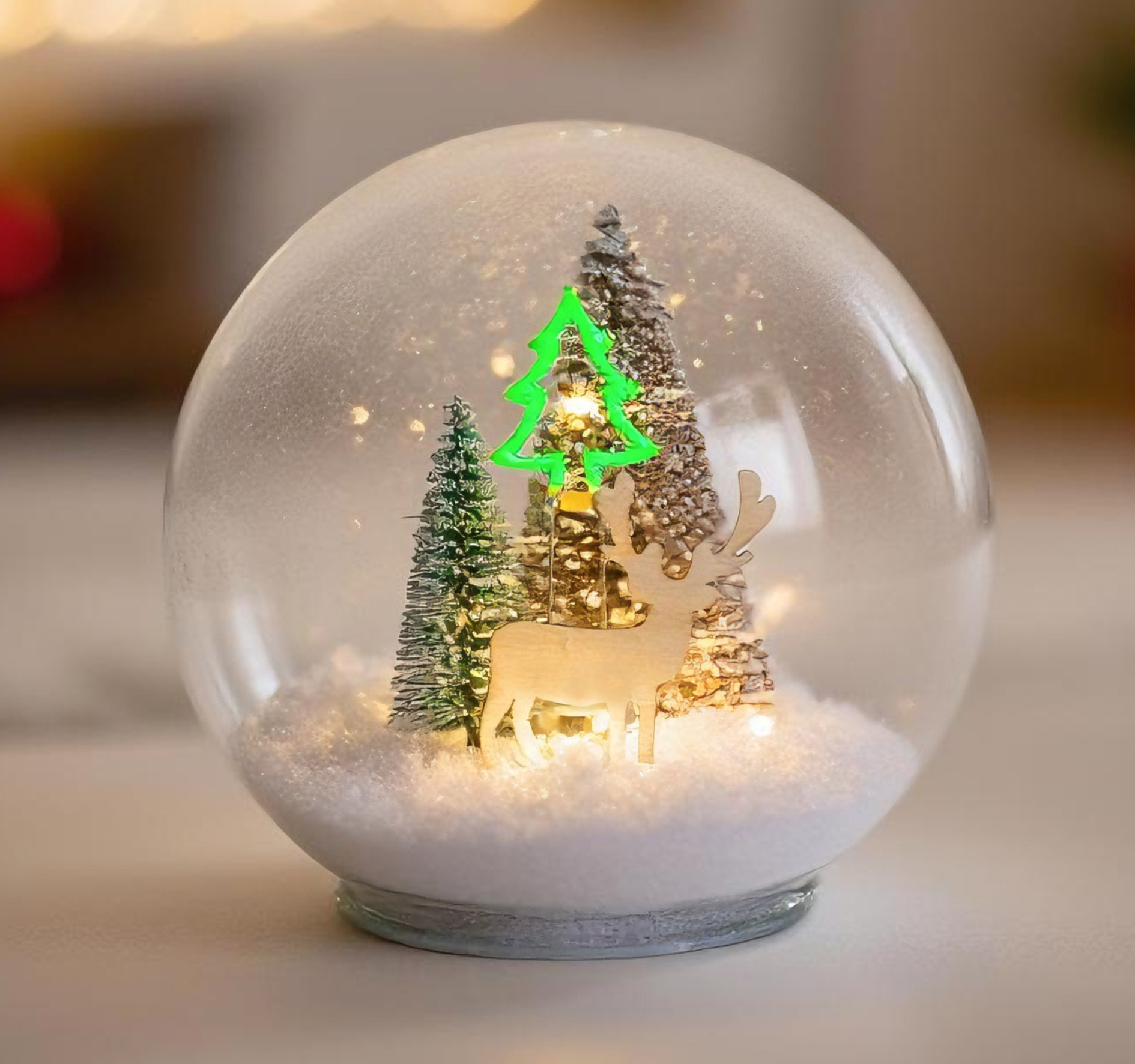 Christmas LED Snow Globe