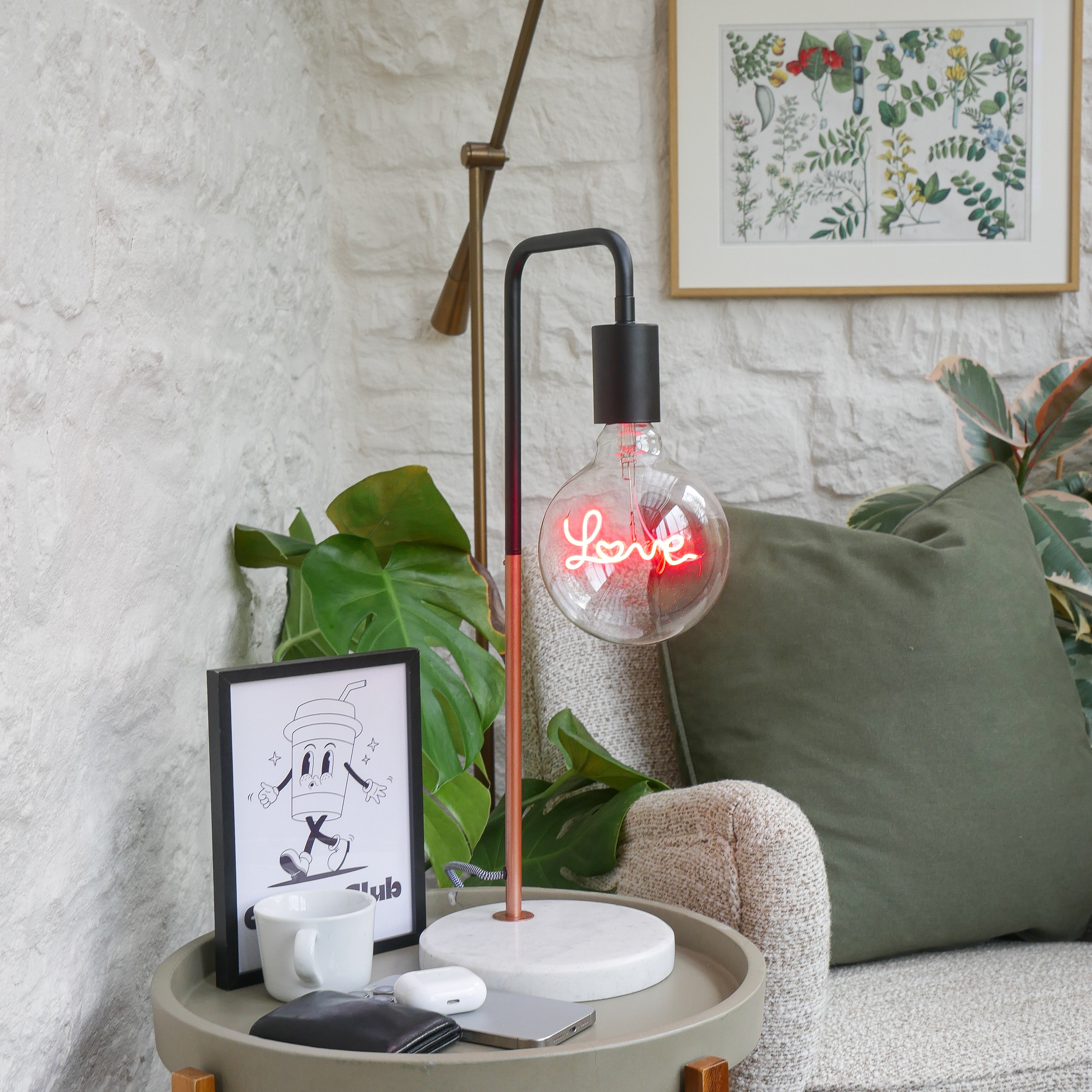 Love Text Bulb & Desk Lamp - Screw Up