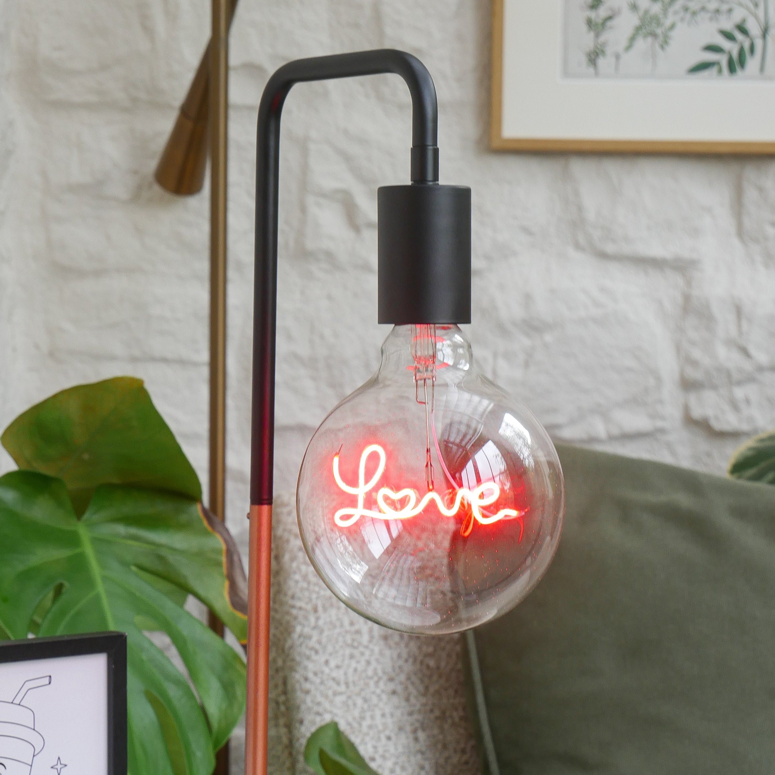 Love Text Bulb & Desk Lamp - Screw Up