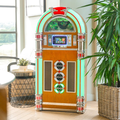 Touch Rock 50 MW Touch Screen Jukebox Wifi Enabled - Light Wood
