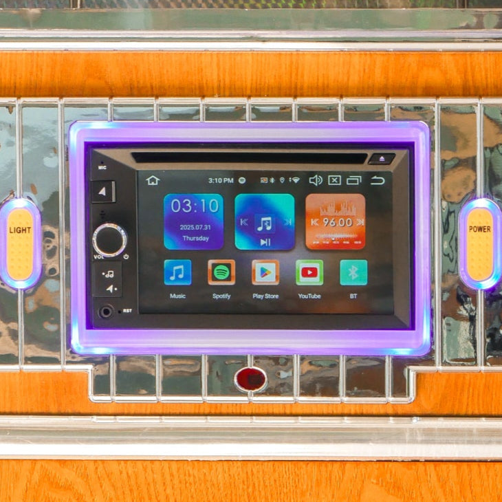 Touch Rock 50 MW Touch Screen Jukebox Wifi Enabled - Light Wood
