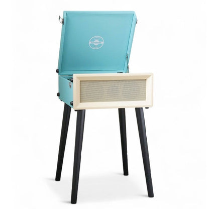 SRP1R XP Retro Record Player with Legs - Blue