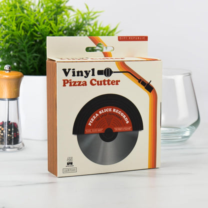 Vinyl Record Pizza Cutter – Retro Music Inspired Kitchen Tool