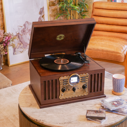 Westminster Nostalgic Wooden Music Center Dark Wood