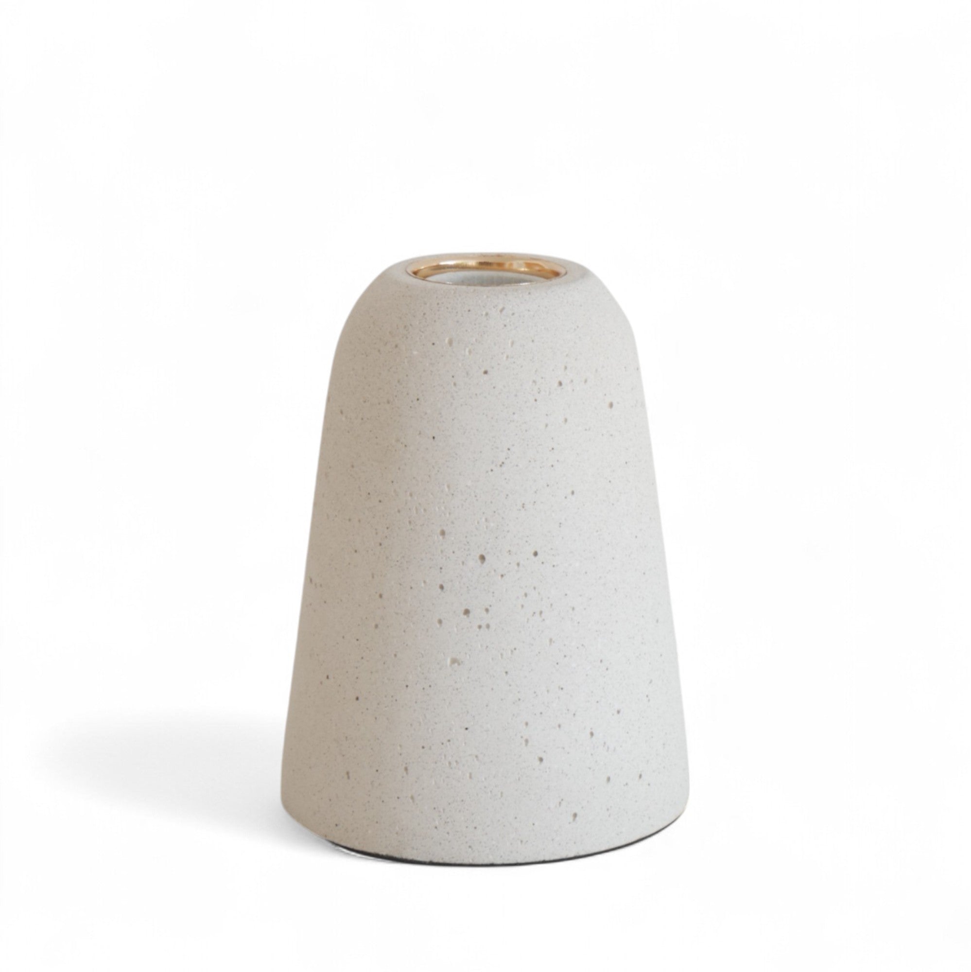 Cream Stone Desk Lamp