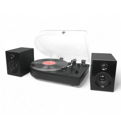 Camden Luxury Record Player with Bluetooth - Black