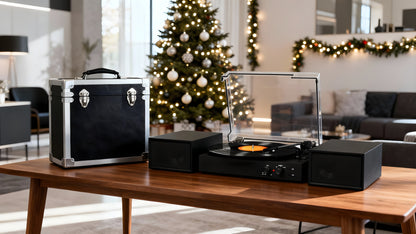 Harrow Record Player with Bluetooth Black