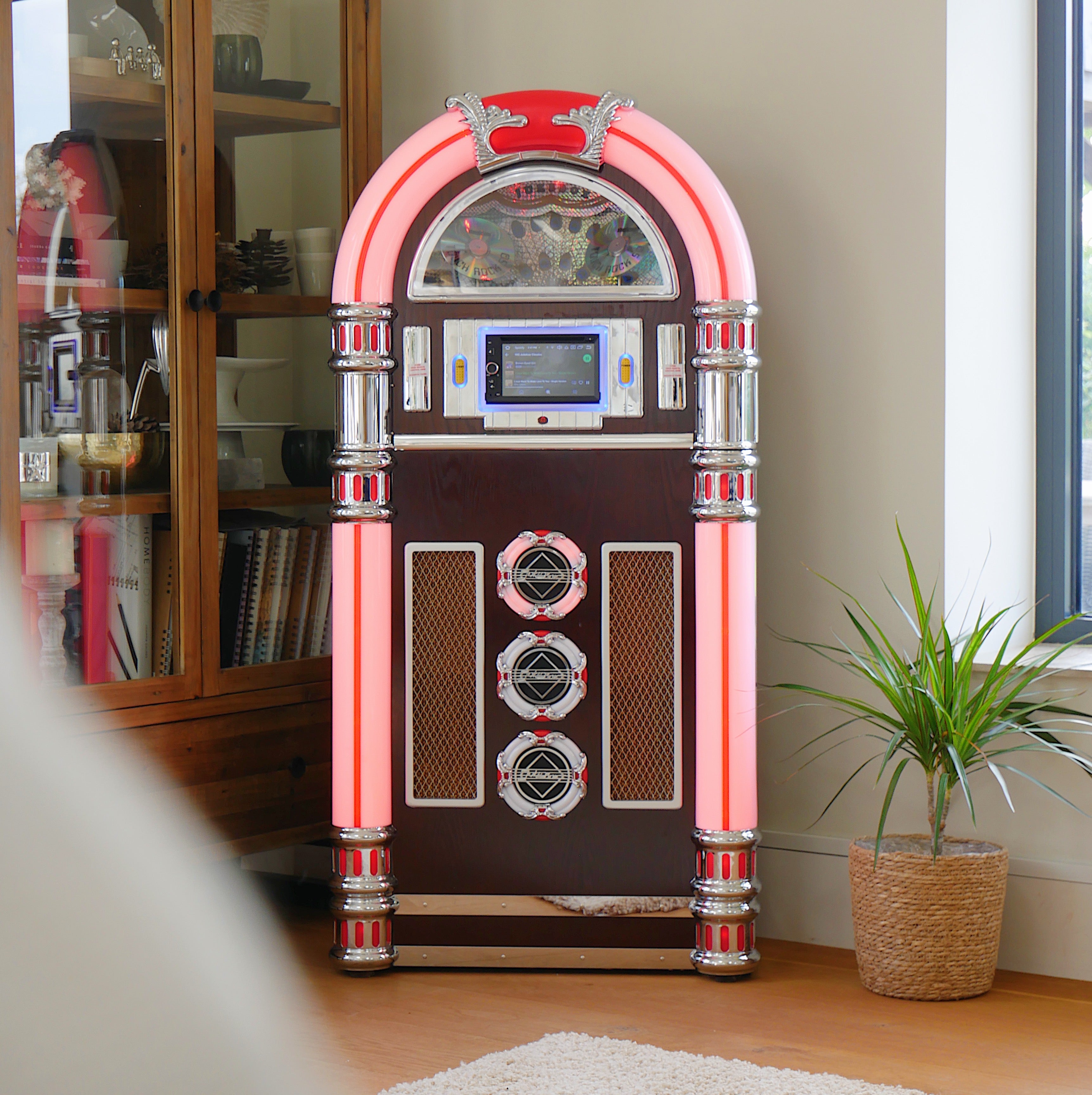 Touch Rock 50 MW Touch Screen Jukebox Wifi Enabled - Dark Wood