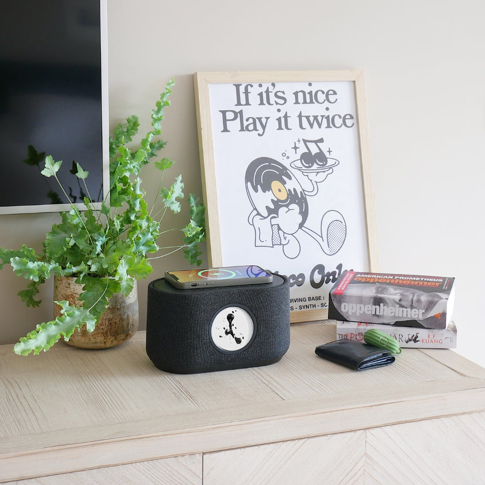 Magna Sound Dancing Fluid Bluetooth Speaker- Dark Grey