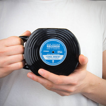 Vinyl Record Mug – Retro Music Lover’s Coffee Mug