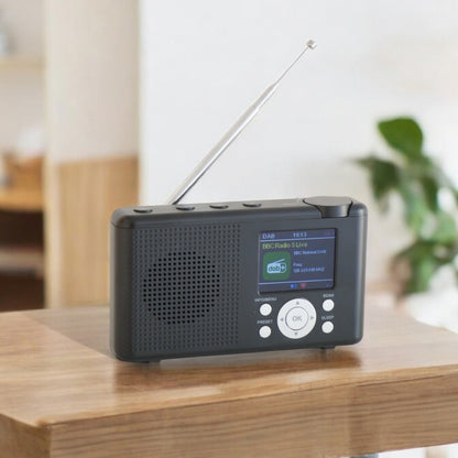 Brookman DAB+ Handheld Portable Radio with Colour Display