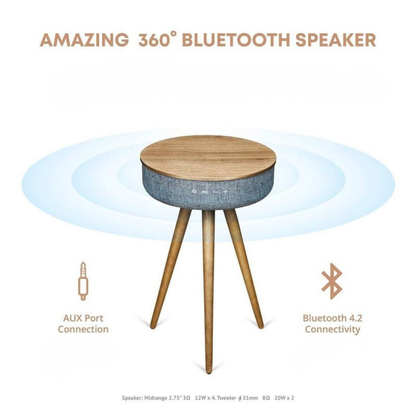Tabblue Bluetooth Table Speaker - Light Wood