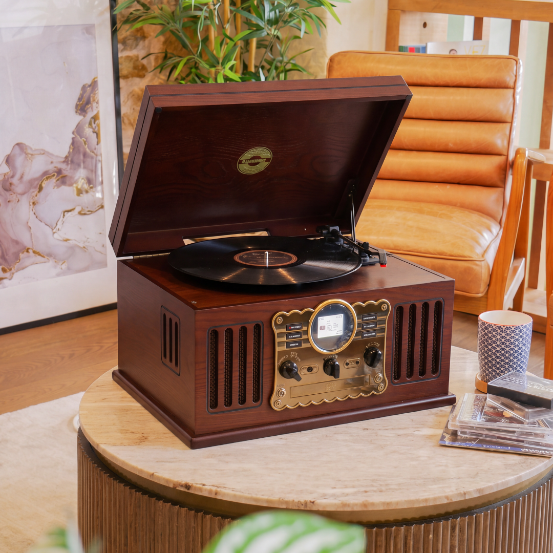Westminster Nostalgic Wooden Music Center Dark Wood